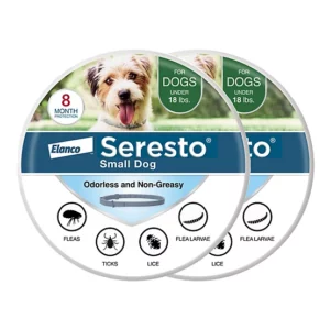 Seresto Vet-Recommended Flea & Tick Prevention Collar for Large Dogs Over 18 lbs., Count of 1