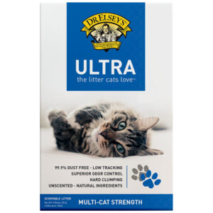 Dr. Elsey's Ultra Clumping Clay Multi-Cat Litter, 40 lbs.