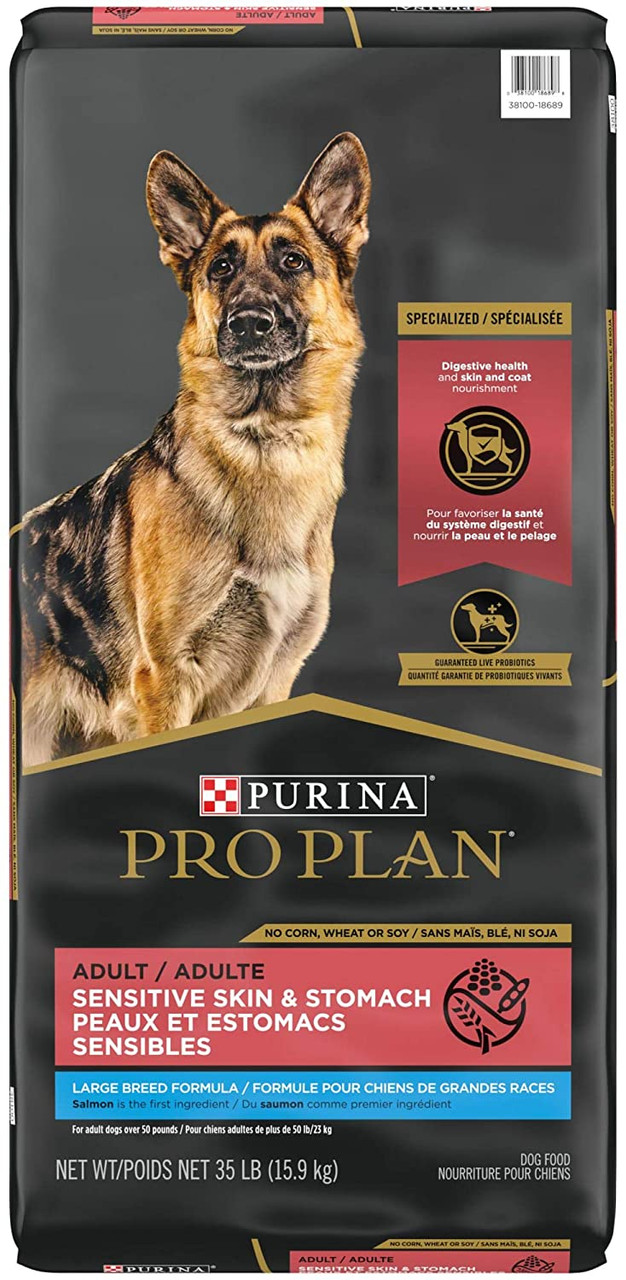 Purina Pro Plan Sensitive Skin and Stomach Salmon and Rice Formula Dog Food, 40 lbs.